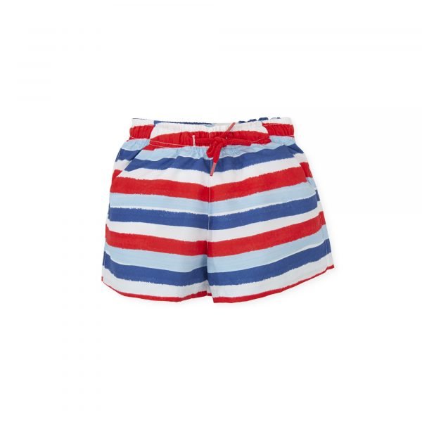 Bañador de niño de rayas multicolor