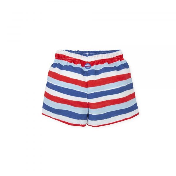 Tutto Piccolo Bañador de Niño de Rayas Multicolor